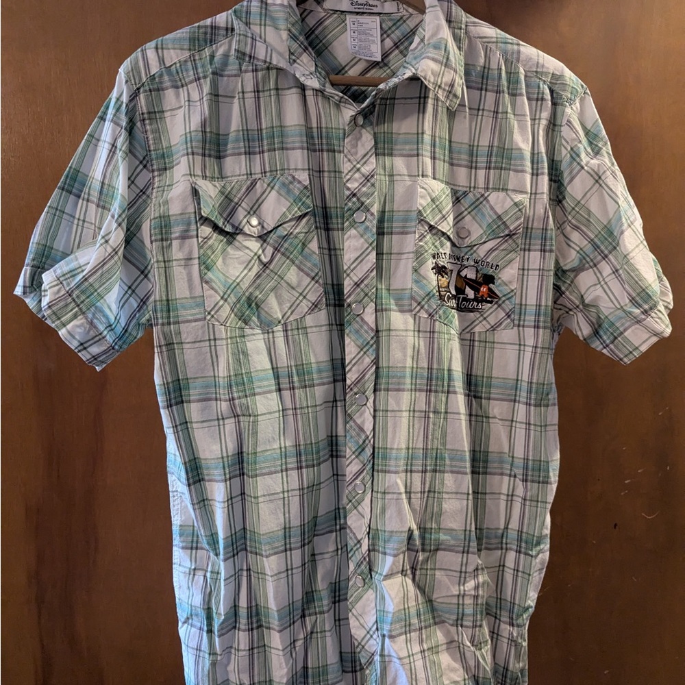 Disney Parks Mickey Men’s Button-Up Shirt